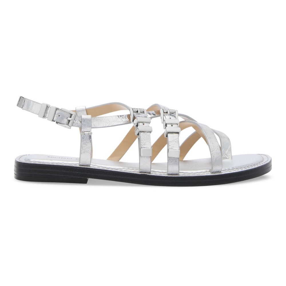 Michael Kors Metallic Silver Sandals